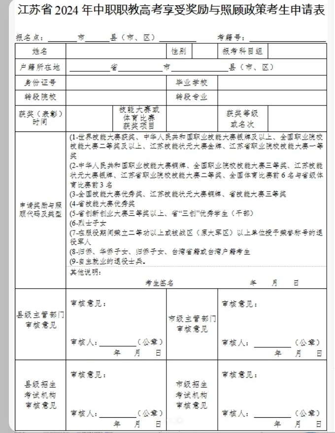 江苏职教高考报名